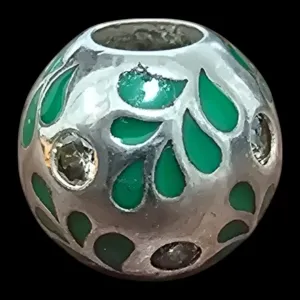 PINGENTE BERLOQUE ESPAÇADOR FOLHAS