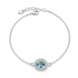 PULSEIRA PINGENTE OVAL CRAVEJADO