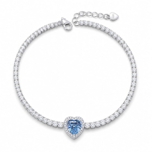 PULSEIRA RIVIERA PINGENTE CORAÇÃO