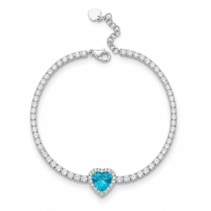 PULSEIRA RIVIERA PINGENTE CORAÇÃO