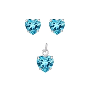 CONJUNTO CORAÇÃO 6mm