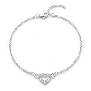 PULSEIRA CORAÇÃO CRAVEJADO