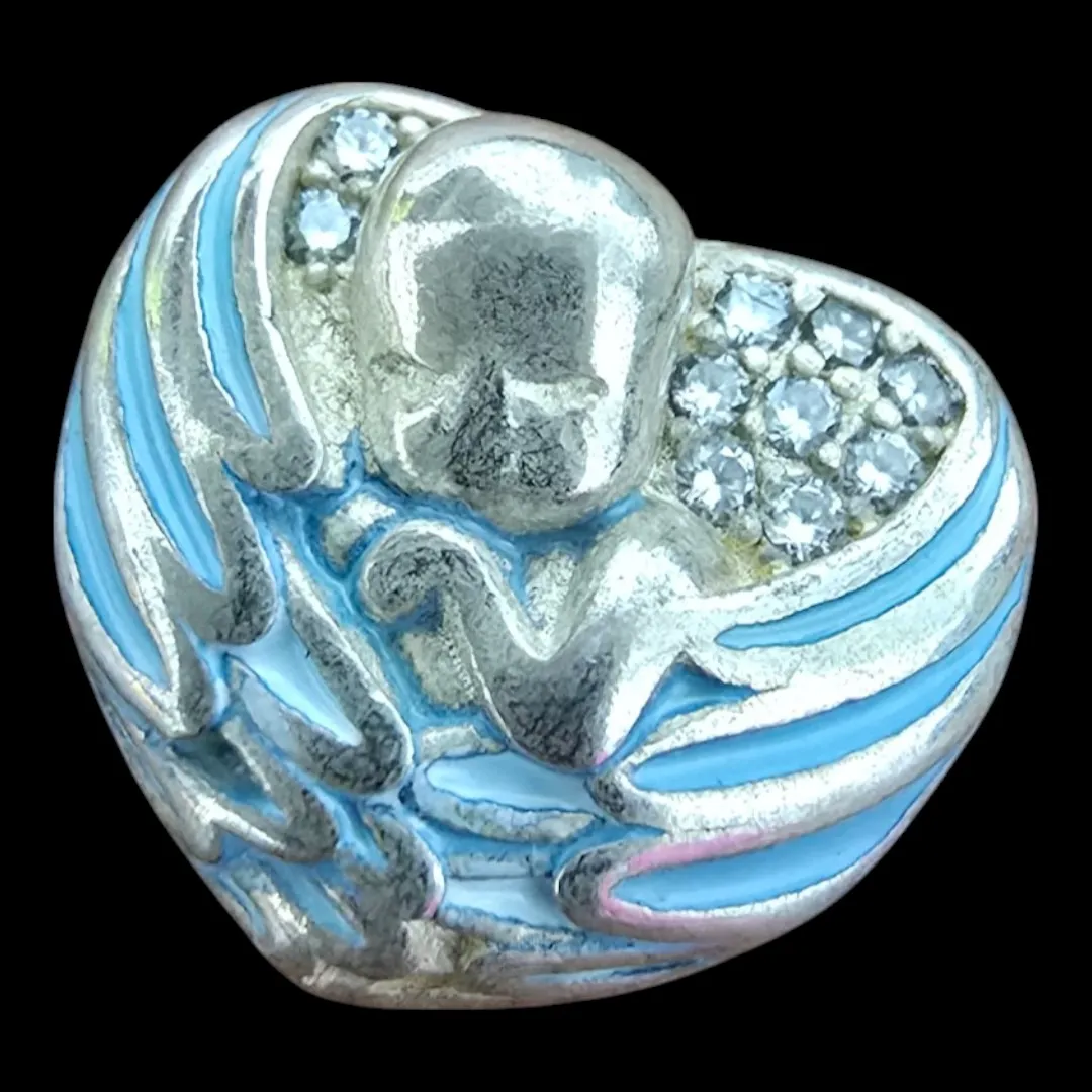 PINGENTE BERLOQUE ANJO ZIRC