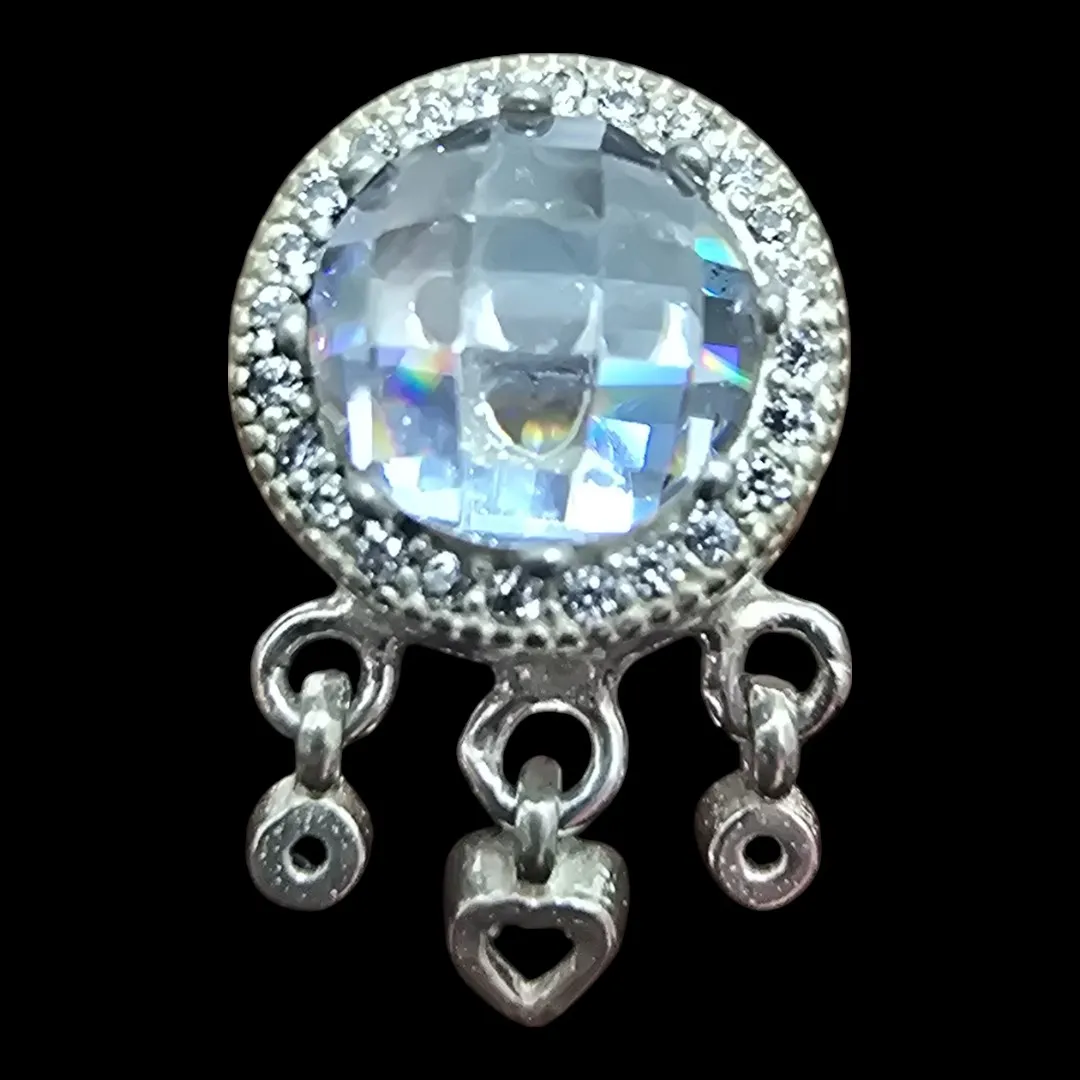 PINGENTE BERLOQUE ESPAÇADOR CRISTAL BORDA ZIRCONIA