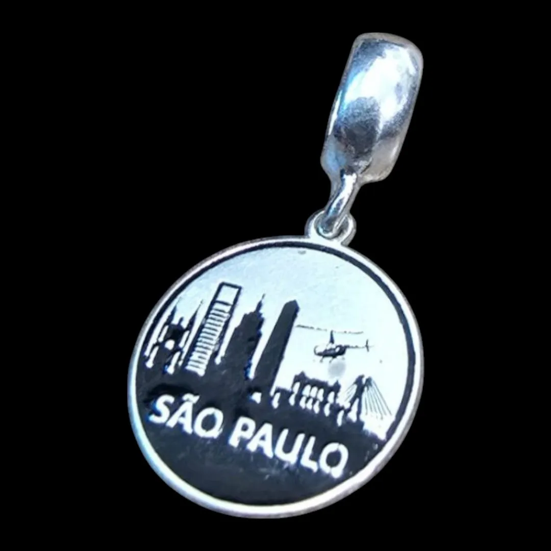 PINGENTE BERLOQUE MEDALHA SÃO PAULO