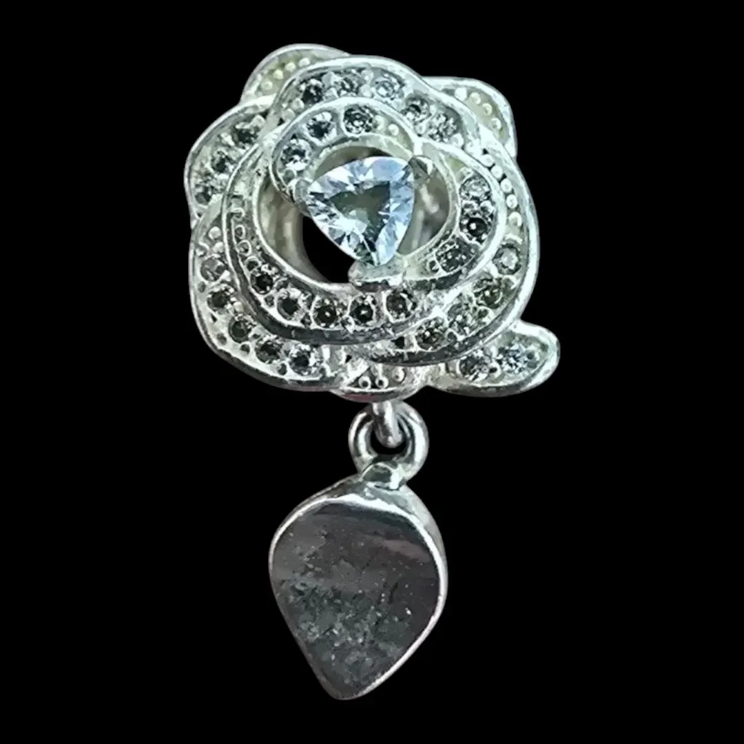PINGENTE BERLOQUE ROSA ZIRC