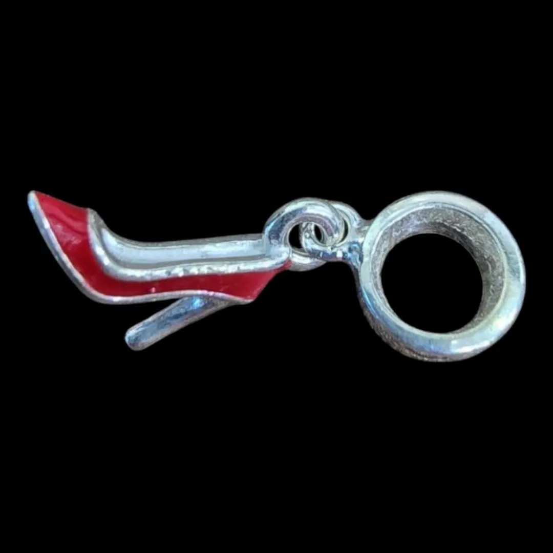 PINGENTE BERLOQUE SAPATO VERMELHO