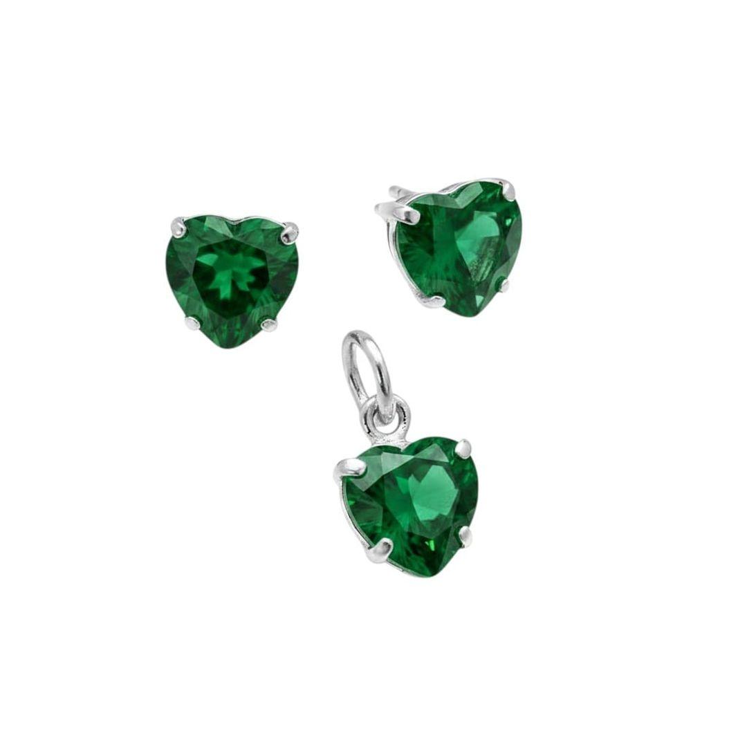 CONJUNTO CORAÇÃO 6mm